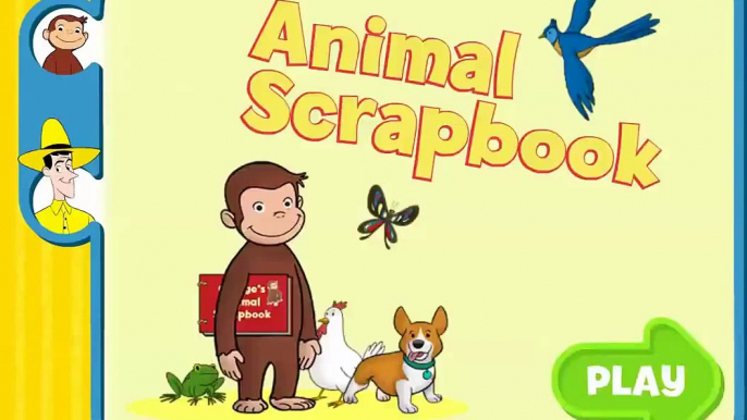 Curious George - Animal Scrapbook Full Episode Educational Cartoon