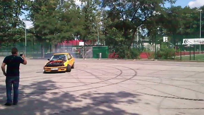 BMW e30 swap 3.5 - DRIFT Drifting - M30b35 POWER !! - KERMIT 2014