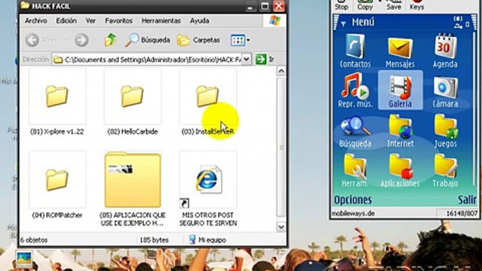 Hack Nokia Symbian S60 v3 con RomPatcher  (tutorial)
