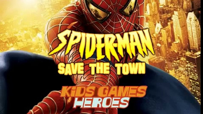 Spiderman Save the Town adventure Cartoon games