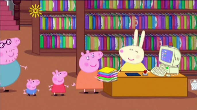 Peppa Pig English Episodes - The Library S3E04