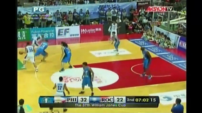 Gilas Pilipinas 3.0 vs Chinese Taipei A 2nd Quarter 37th Jones Cup August 30,2015