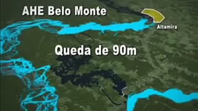 O projeto da usina hidrelétrica Belo Monte