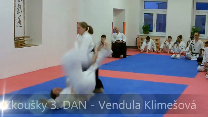 Vendula Klimešová - zkoušky na 3 DAN (Sandan Exam) - Aikido Dojo Opava