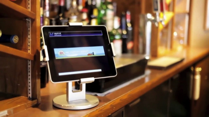 Squirrel Restaurant POS System on iPad