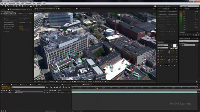 3D Camera Tracking in AFTER EFFECTS! │ Get Info On BUILDINGS! IRON MAN Inspired VFX