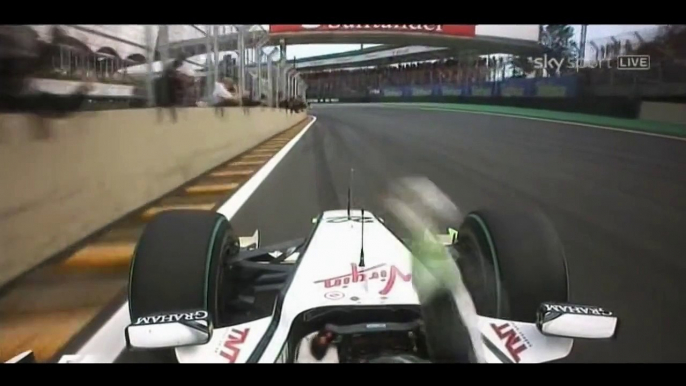 Jenson Button Onboard Champion Lap at Brazil 2009