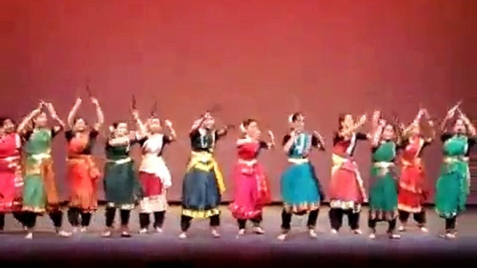 Best indian folk dance by girls on college function