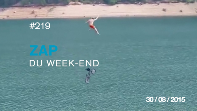 ZAP DU WEEK-END #219 : Violent faceplant en BMX / C'est normal en Russie / La montre Tesla /