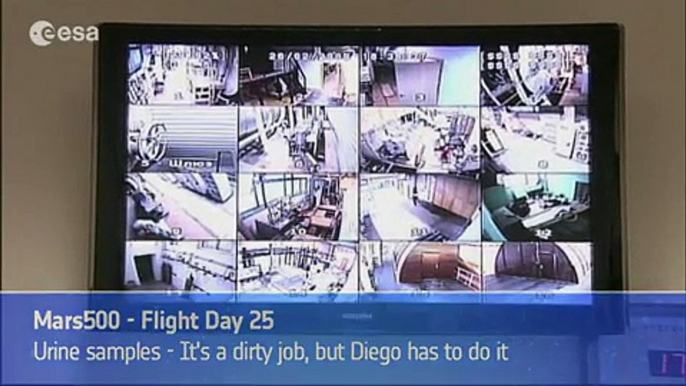 Mars500 video diary 3 - a dirty job but someone's gotta do it!