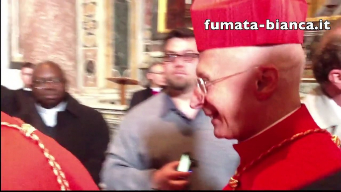 Conclave, i cardinali dopo la messa