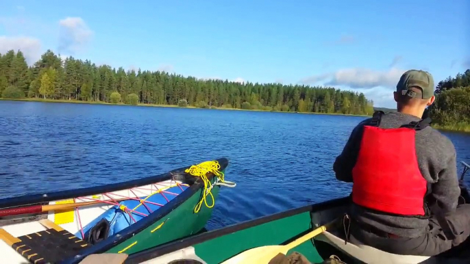 Värmland canoeing 2015 - A bit of fishing