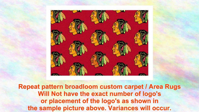 6x9 Chicago Blackhawks Milliken Nhl Hockey Sports Team Repeat Logo