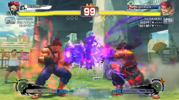 Ultra Street Fighter IV battle: Akuma vs Evil Ryu