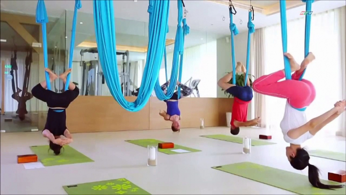 Khỏe đẹp với bộ môn Yoga đu dây