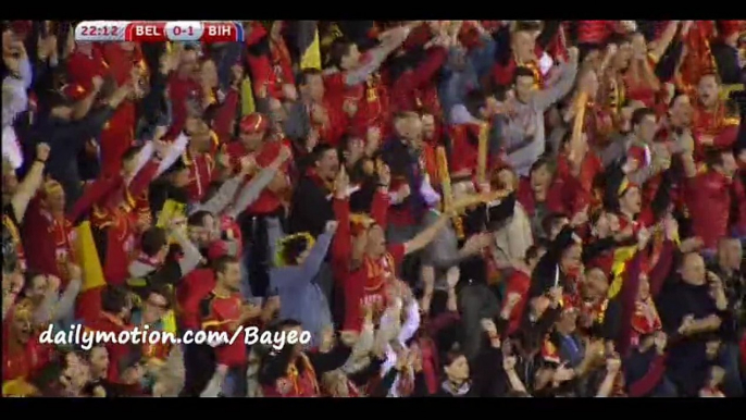 Goal Fellaini - Belgium 1-1 Bosnia & Herzegovina - 03-09-2015 Euro - Qualification