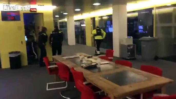 Police overpower armed hostage taker in News Studio