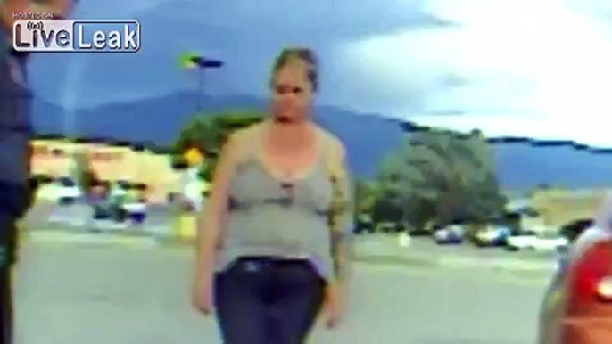 Drunk wife pulls up to husbandâs DWI stop Captured on Dash cam