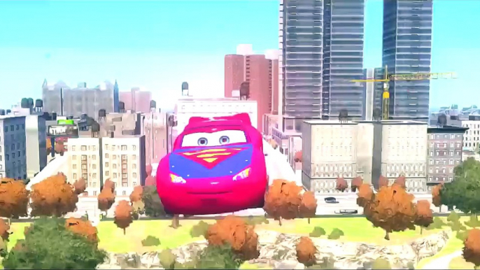 INSANE FLYING SUPERMAN MCQUEEN CARS! Disney Pixar Cars Custom Lightning McQueen