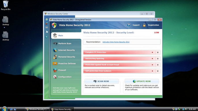 Remove  Vista Home Security 2012 (Virus Manual Removal Guide)