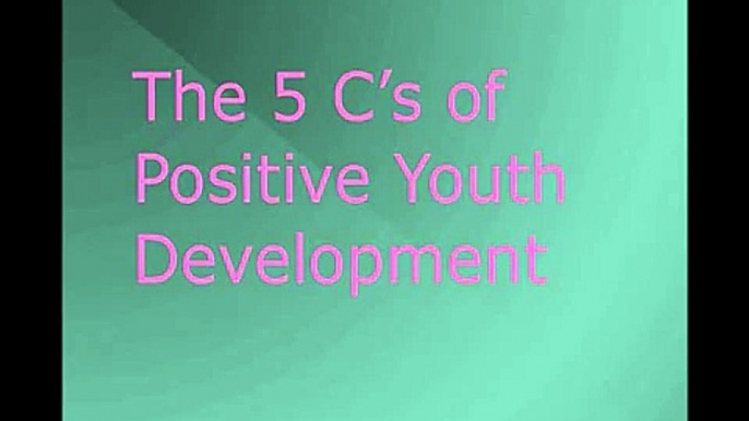 Positive Youth Development