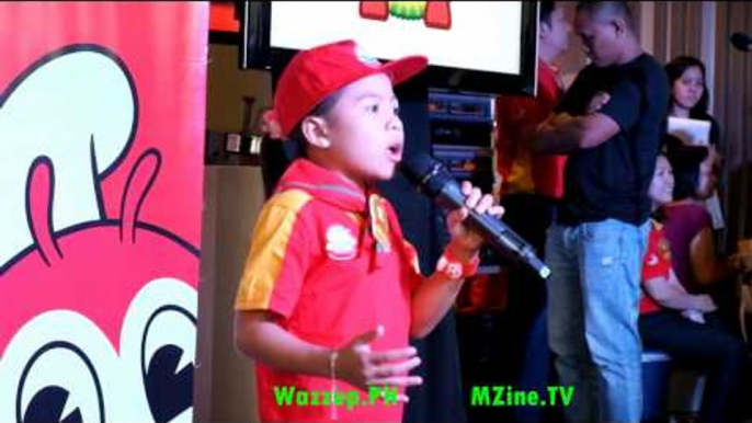 The Voice Kids Lyca Gairanod performs at Jollibee Maaga ang Pasko