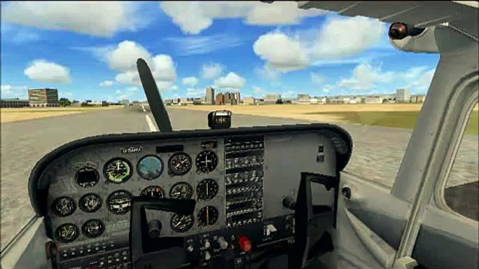 Microsoft Flight Simulator X, Cessna 172,, Take Off Tutorial!!