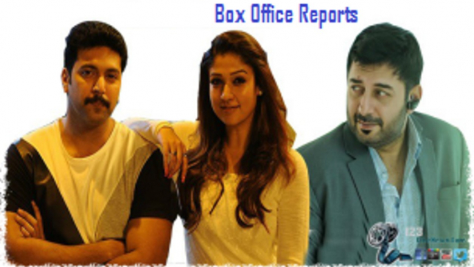 Box Office Report: Thani Oruvan opening week end at the box office | 123 Cine news | Tamil Cinema