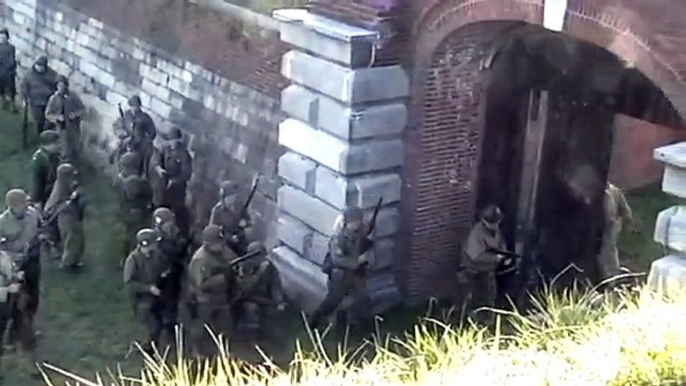 Battle For Saint Vith World War II Reenactment At Fort Mifflin On 12-3-2011