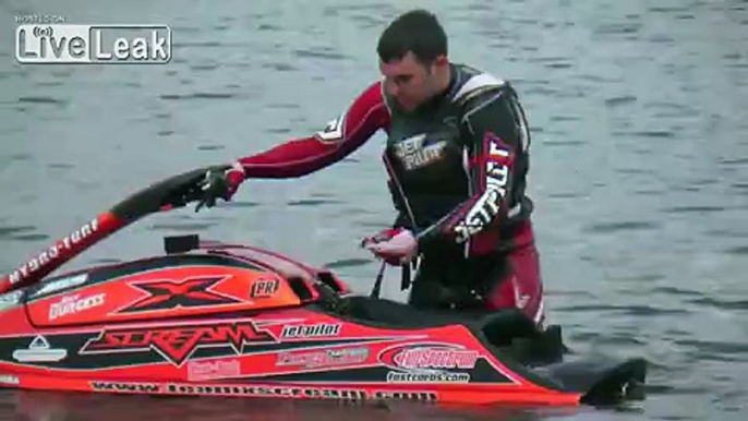 Remember when Ant Burgess flipped his jetski over and over and over and over