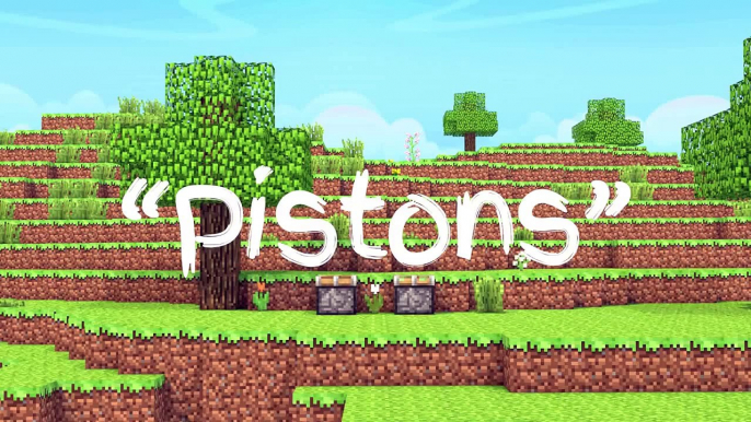 Talking Blocks  Pistons Minecraft Animation