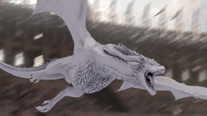 Rhythm & Hues Studios Game of Thrones Animating Dragon Ep 02 - CGI VFX Breakdown