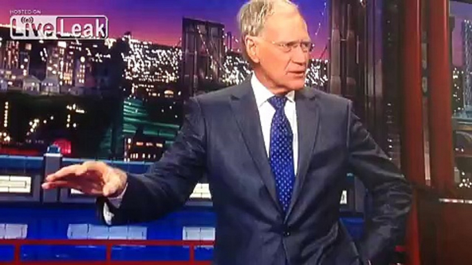 David Letterman shocks his audience