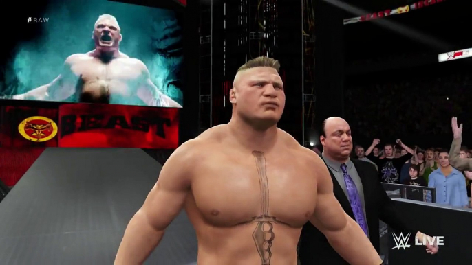 WWE 2K 16 Entrance Brock Lesnar Trailer -  PS3 PS4 X360 XO