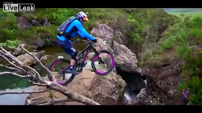 Danny MacAskill rides The Ridge in Scotland, the most spectacular view and talented bike ride