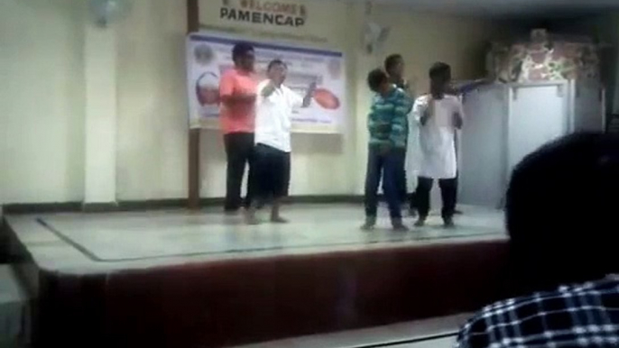 Mentally handicapped children from PAMENCAP dancing 1