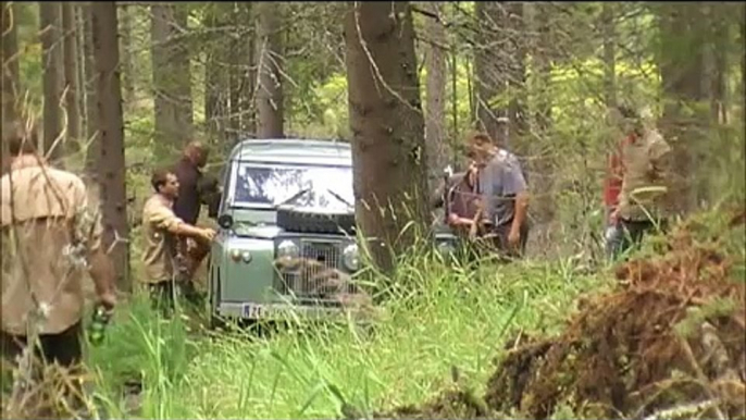 Land Rover Serie II Hillclimbing