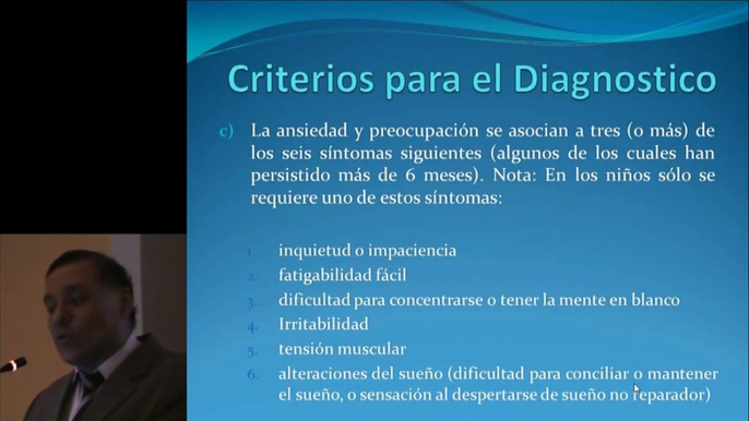 TRASTORNO DE ANSIEDAD GENERALIZADA