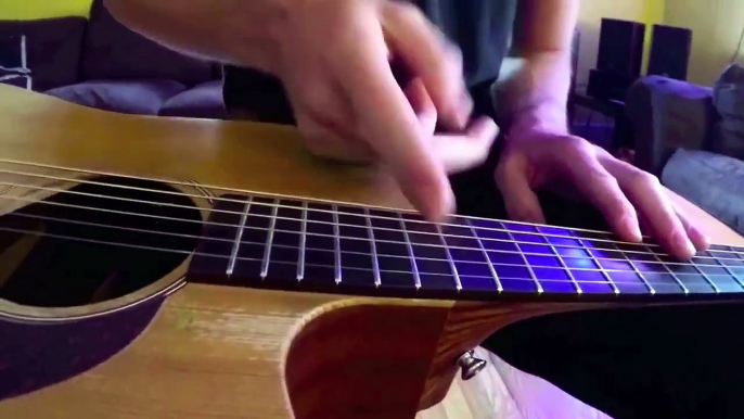 Cover de Viva La Vida de Coldplay avec une guitare et une pédale de loop... Magique!