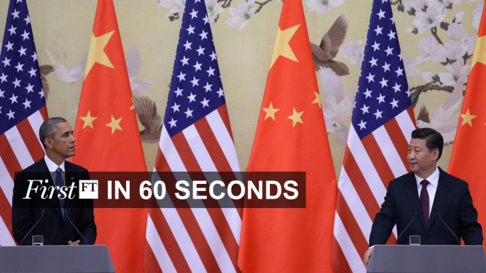 FirstFT -  China sanctions, jacket record