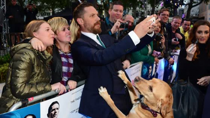 Tom Hardy Joined By His Pregnant Wife At Legend Premiere