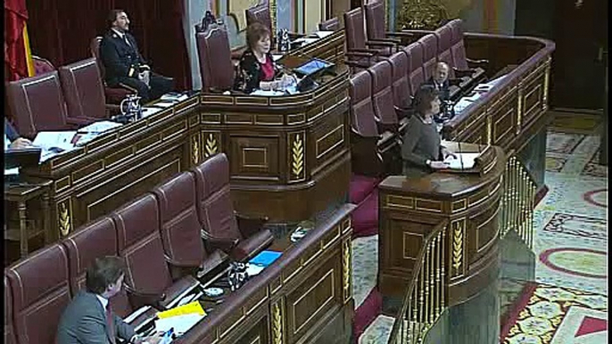 Teresa Jordà, expulsada del Congrés per parlar en català