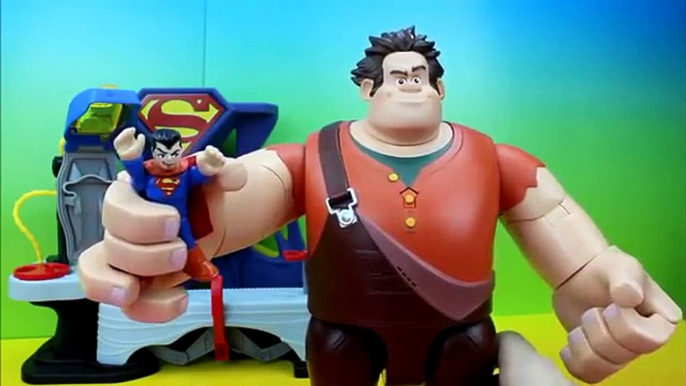 The Joker tricks Wreck it Ralph into getting Superman Disney Imaginext the penguin