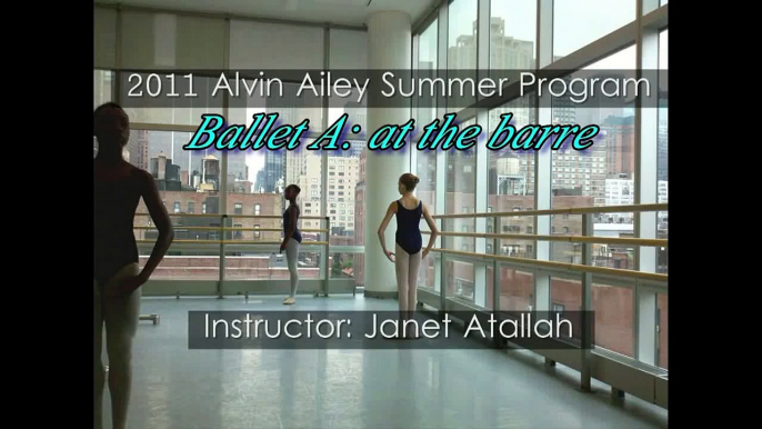 Ballet A: 2011 Alvin Ailey Summer Program