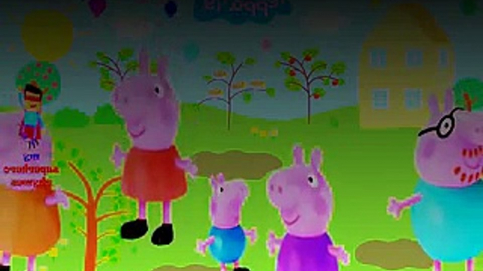 Peppa Pig Cartoon Finger Family Nursery Rhymes _ Peppa Pig Finger Family Children Nursery Rhymes