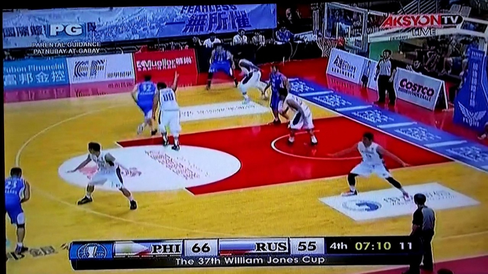 Gilas Pilipinas vs Russia 4th Quarter 37th Jones Cup September 1, 2015 - Part 1