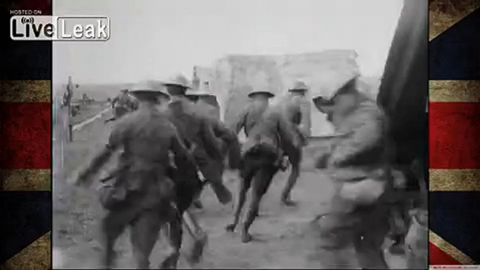 WWI Footage | British Motor Machine Gun Service