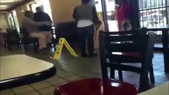 Fight at McDonalds over breakfast menu