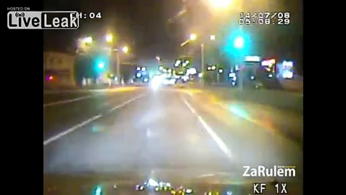 Russian Police Dash Cam - High Speed Chase