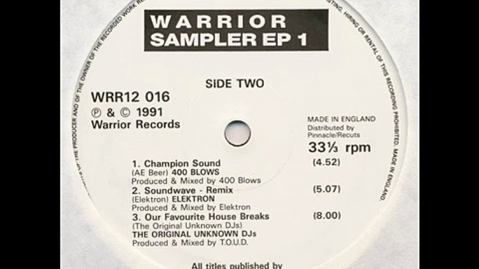 400 Blows - Champion Sound [Warrior 1991]